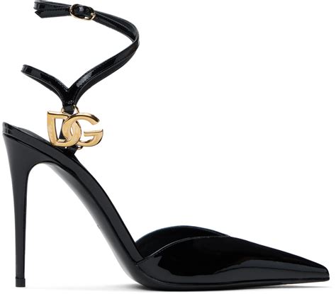 zapatos dolce gabbana negros|dolce and gabbana black heels.